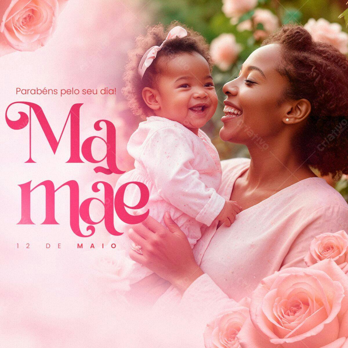 Postagem Dia das Mães PSD Editável