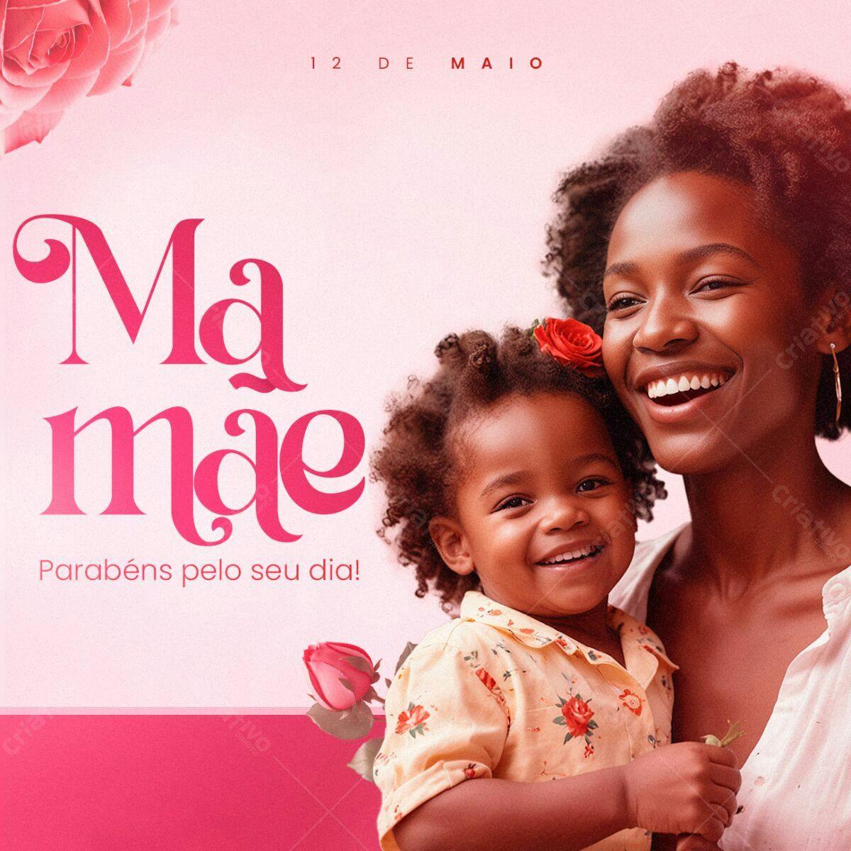 Postagem Dia das Mães PSD Editável