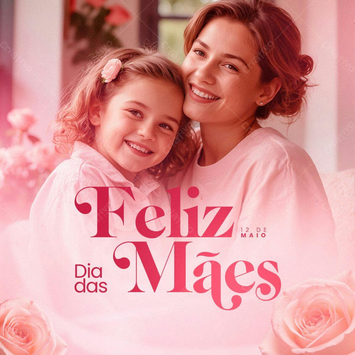 Postagem Dia das Mães PSD Editável