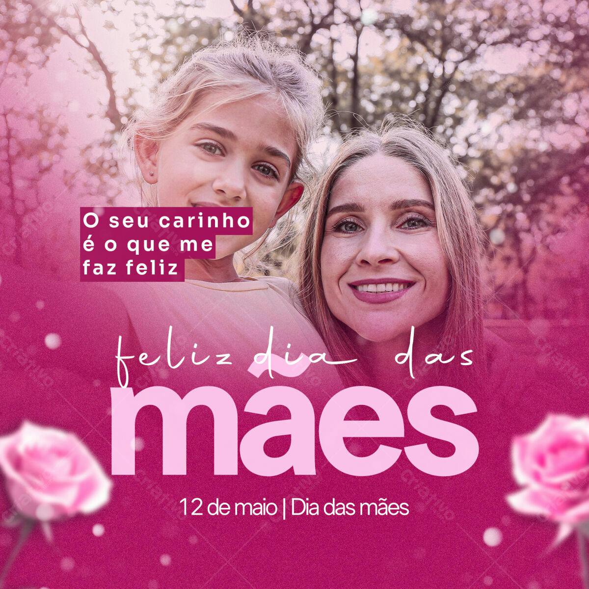 Postagem Dia das Mães PSD Editável