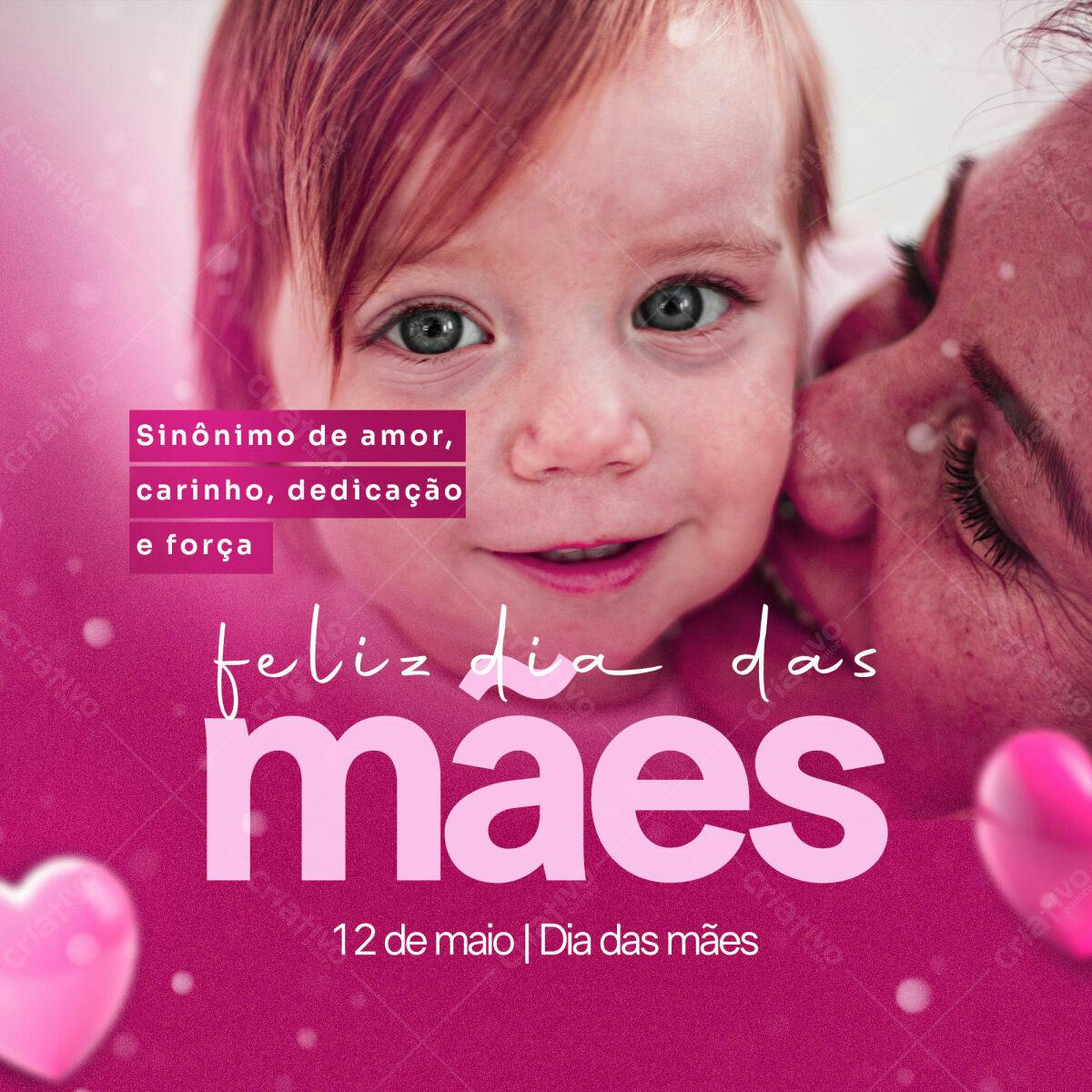 Postagem Dia das Mães PSD Editável