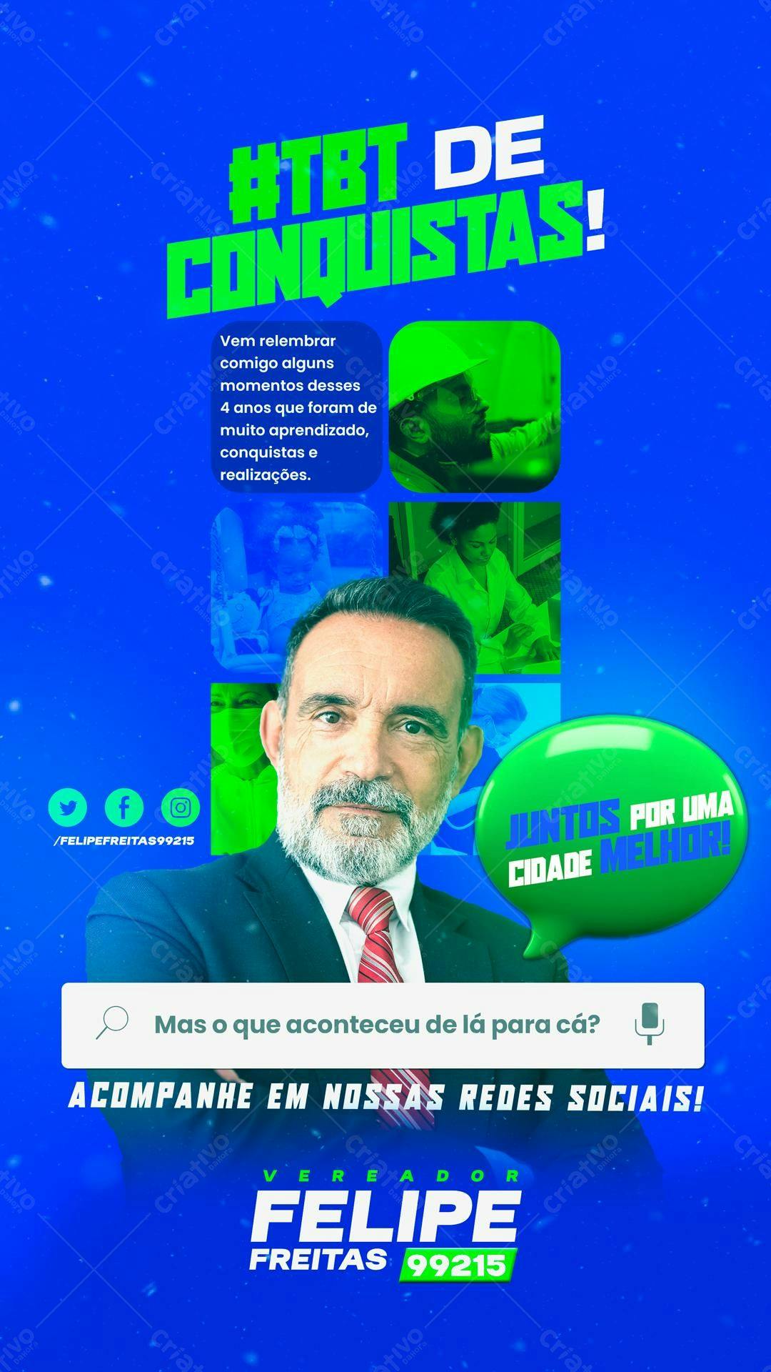 Flyer para Campanha Política PSD Editável