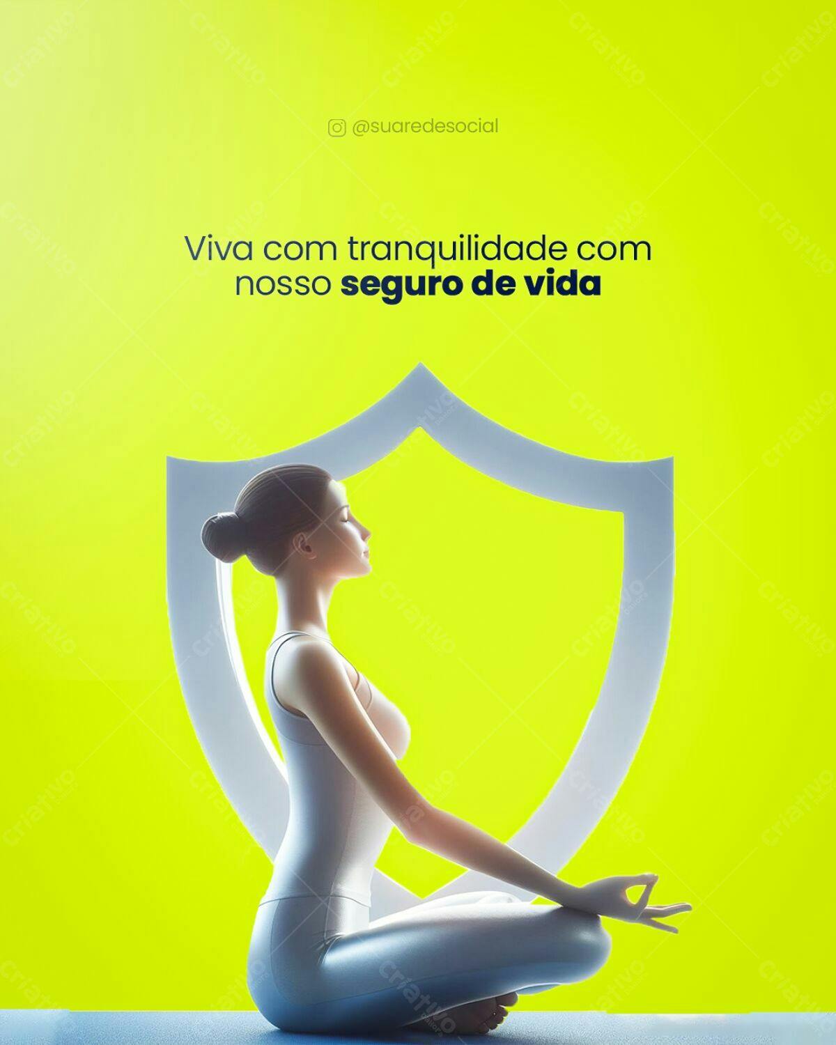 Post para Seguro de Vida PSD Editável