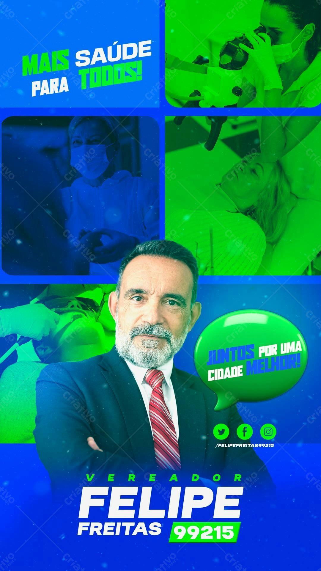 Flyer Campanha Política PSD Editável