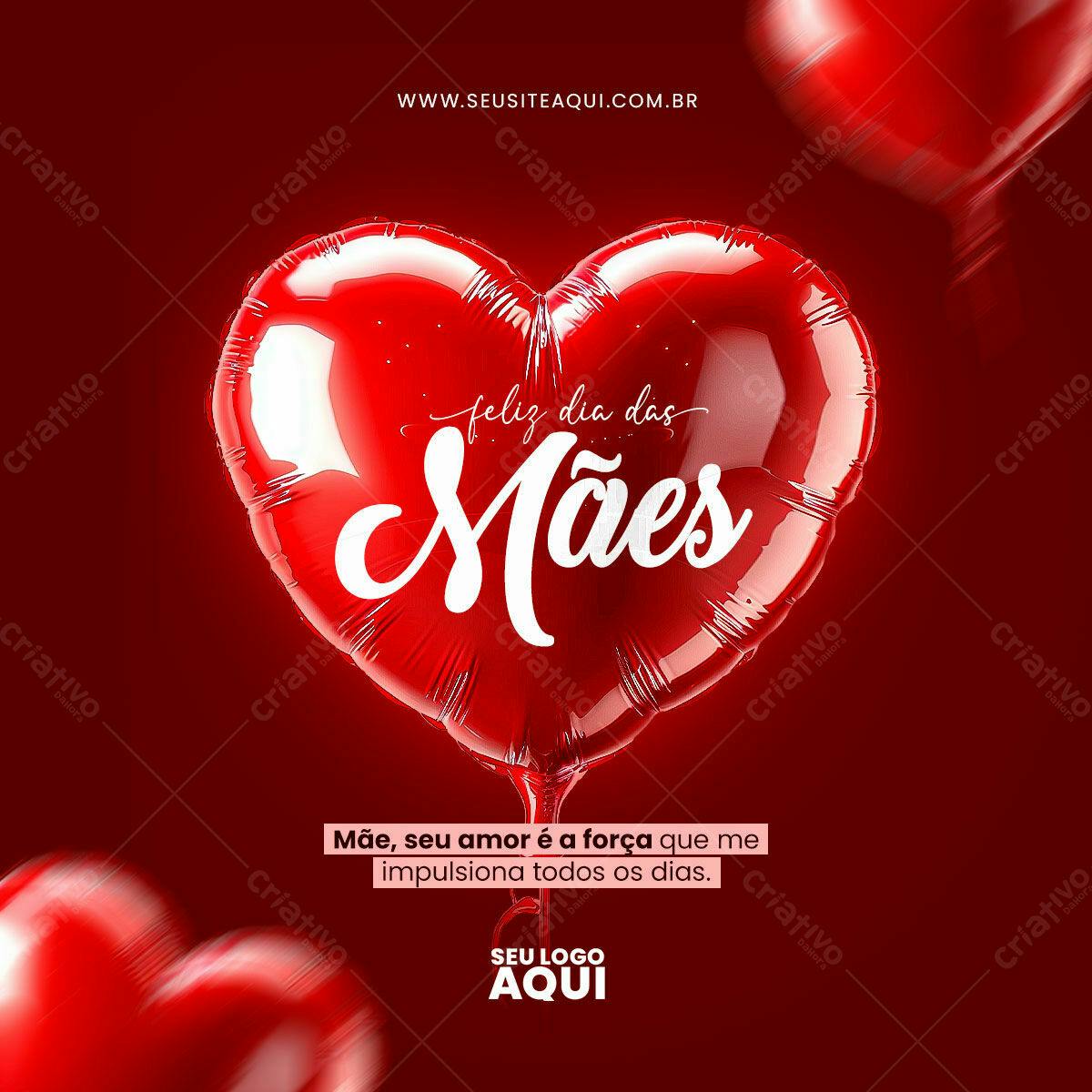 Postagem Dia das Mães PSD Editável