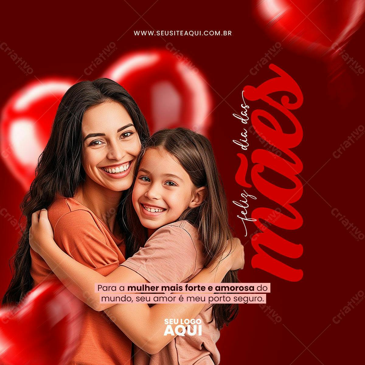 Postagem Dia das Mães PSD Editável