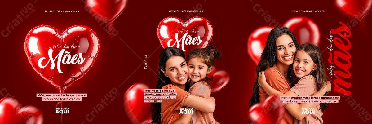 Banner Dia das Mães PSD Editável