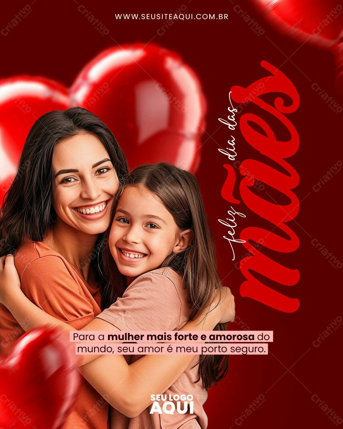 Flyer Dia das Mães PSD Editável
