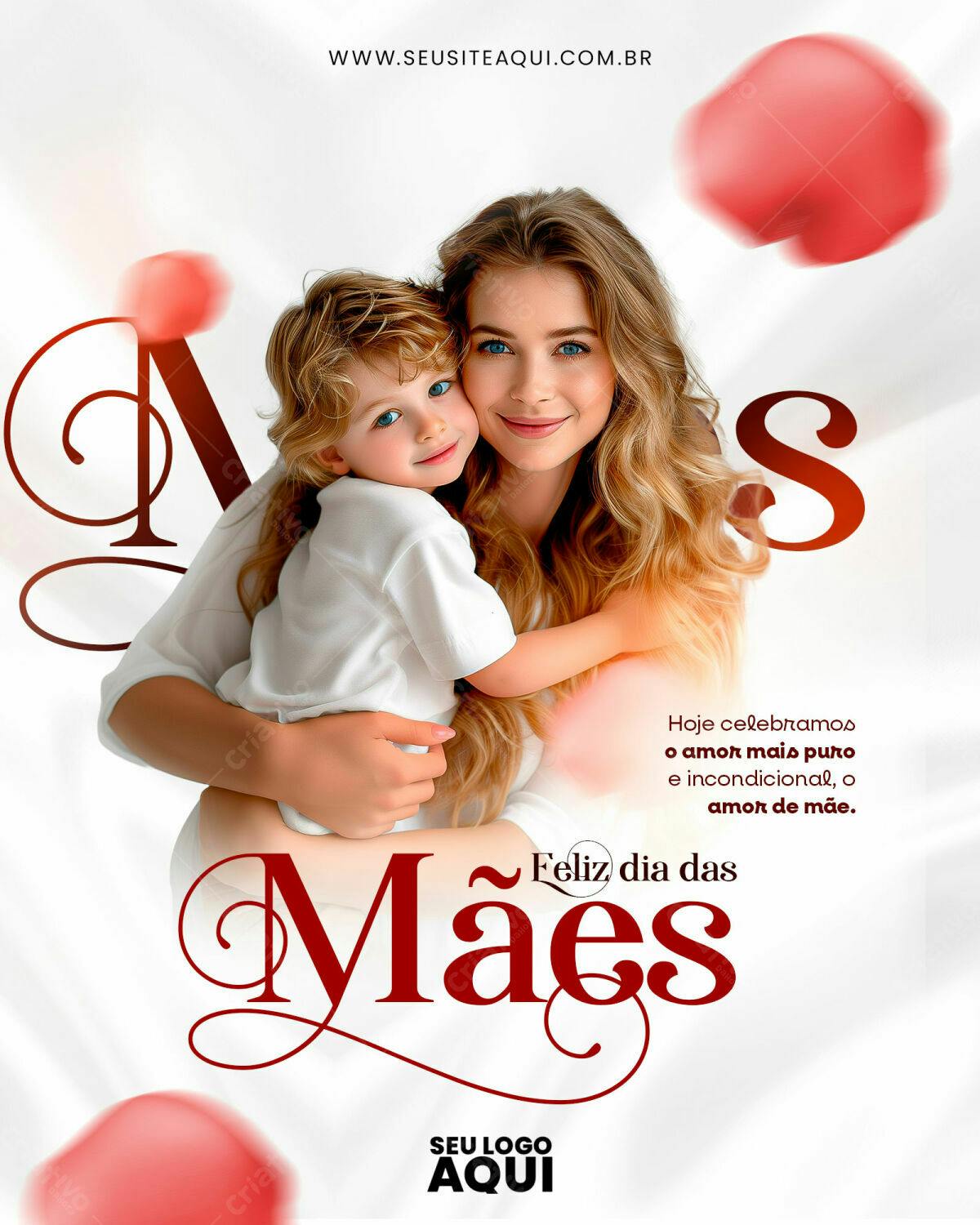 Flyer Dia das Mães PSD Editável