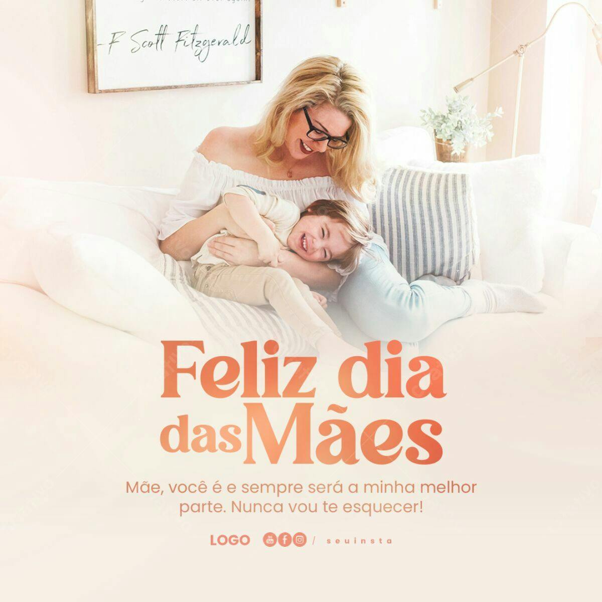 Postagem Dia das Mães PSD Editável
