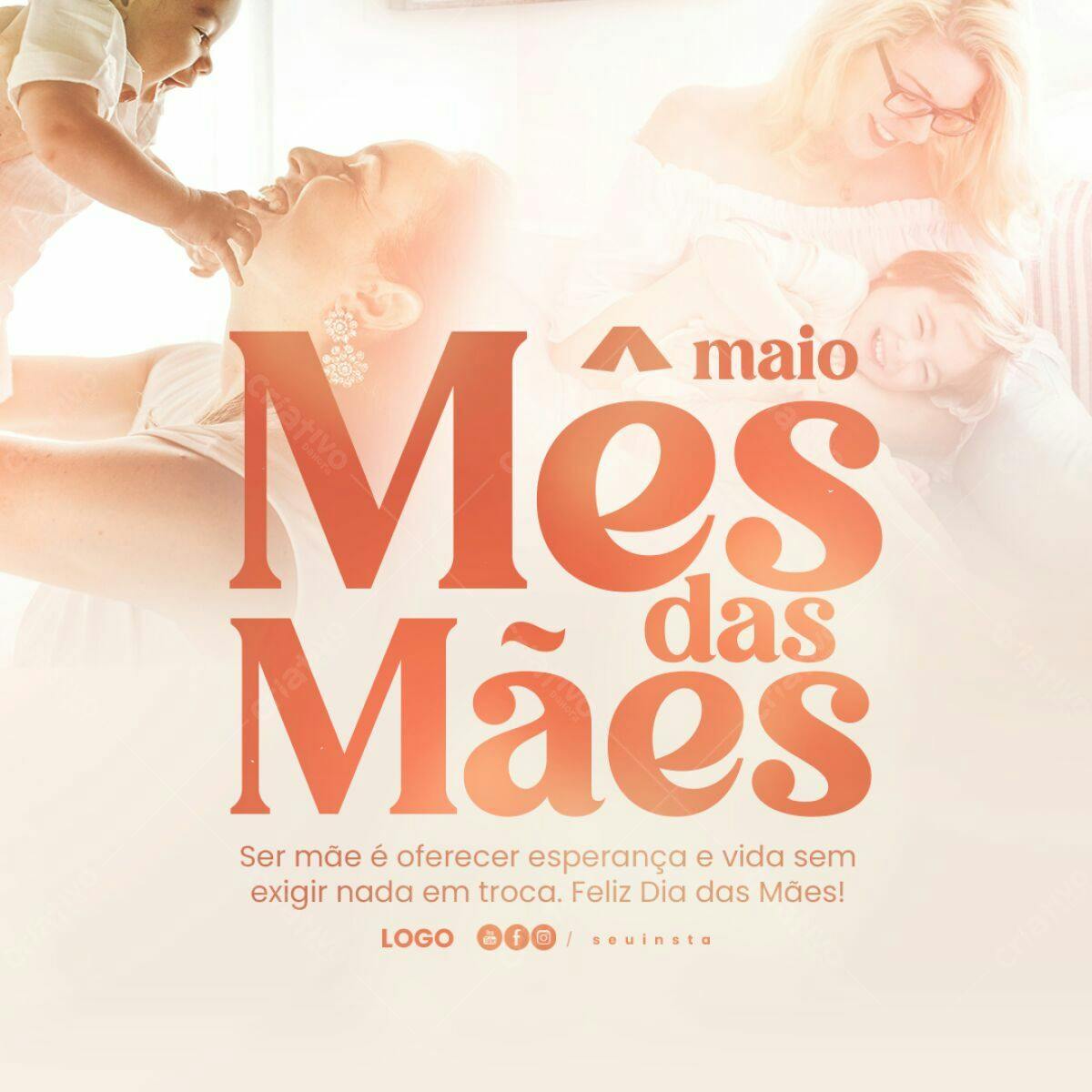 Flyer Dia das Mães PSD Editável