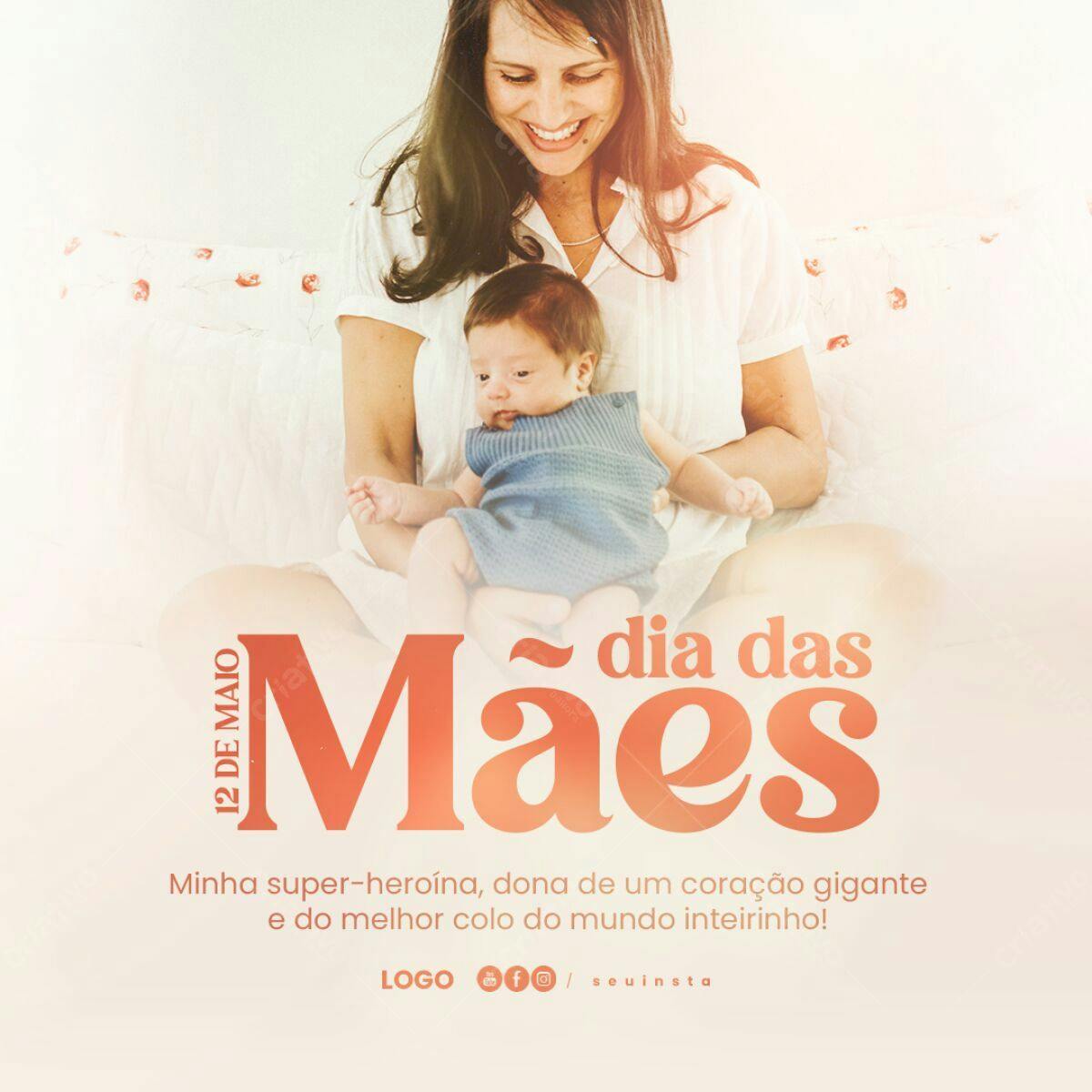 Postagem Dia das Mães PSD Editável