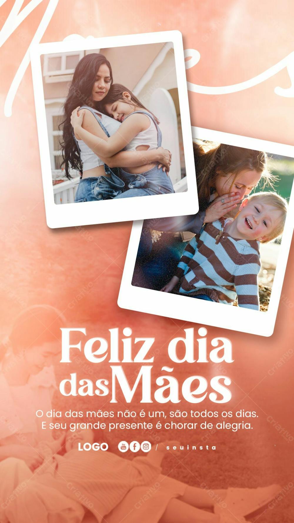 Storie Social Media Pos 12 De Maio Dia Das Mães Psd