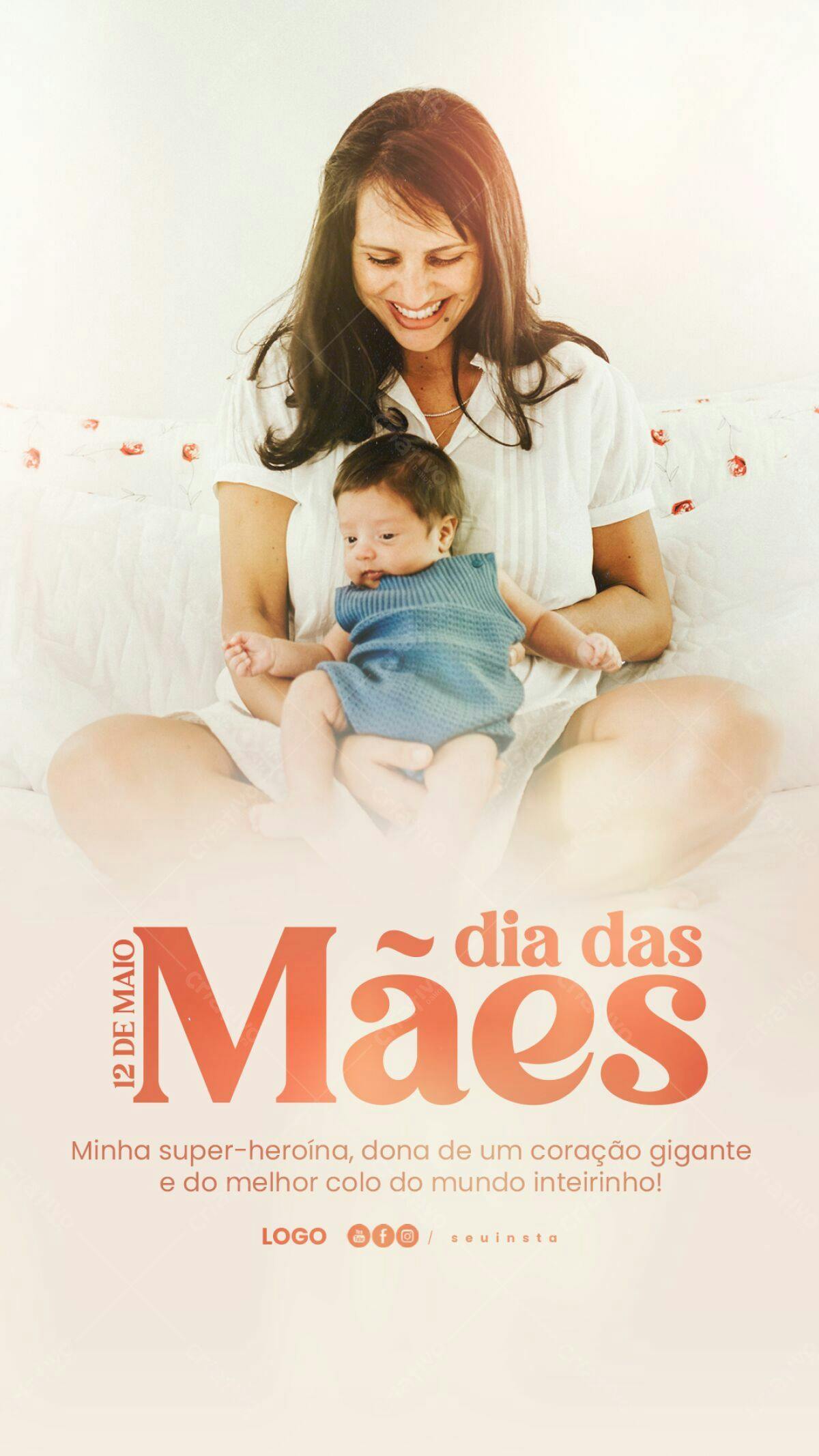 Flyer Dia das Mães PSD Editável
