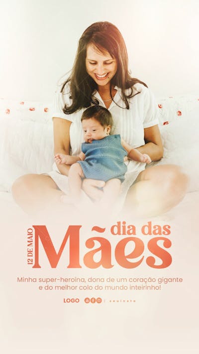 Storie Feed Dia Das Mães Psd