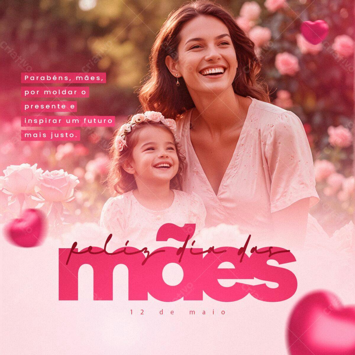 Postagem Dia das Mães PSD Editável