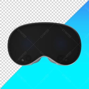 Smart glass vision headset vr apple meta de frente png