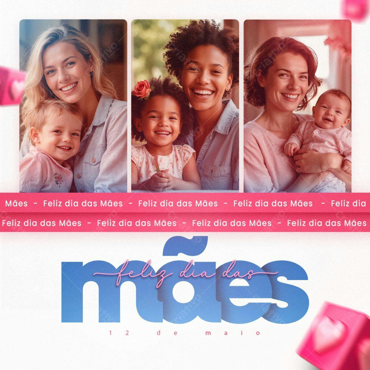 Postagem Dia das Mães PSD Editável