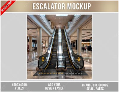 Escada Rolante Mockup