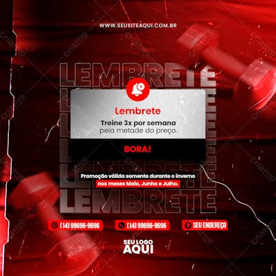 Feed Quadrado Academia Cross Fit Fitness