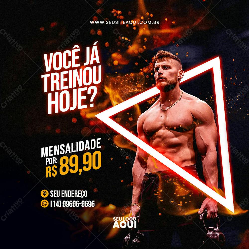 Feed Quadrado Academia Cross Fit Fitness