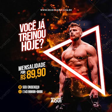 Feed quadrado academia cross fit fitness