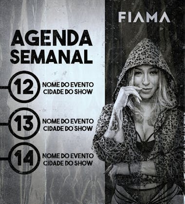 41 flyers para artistas e eventos agenda semanal feed