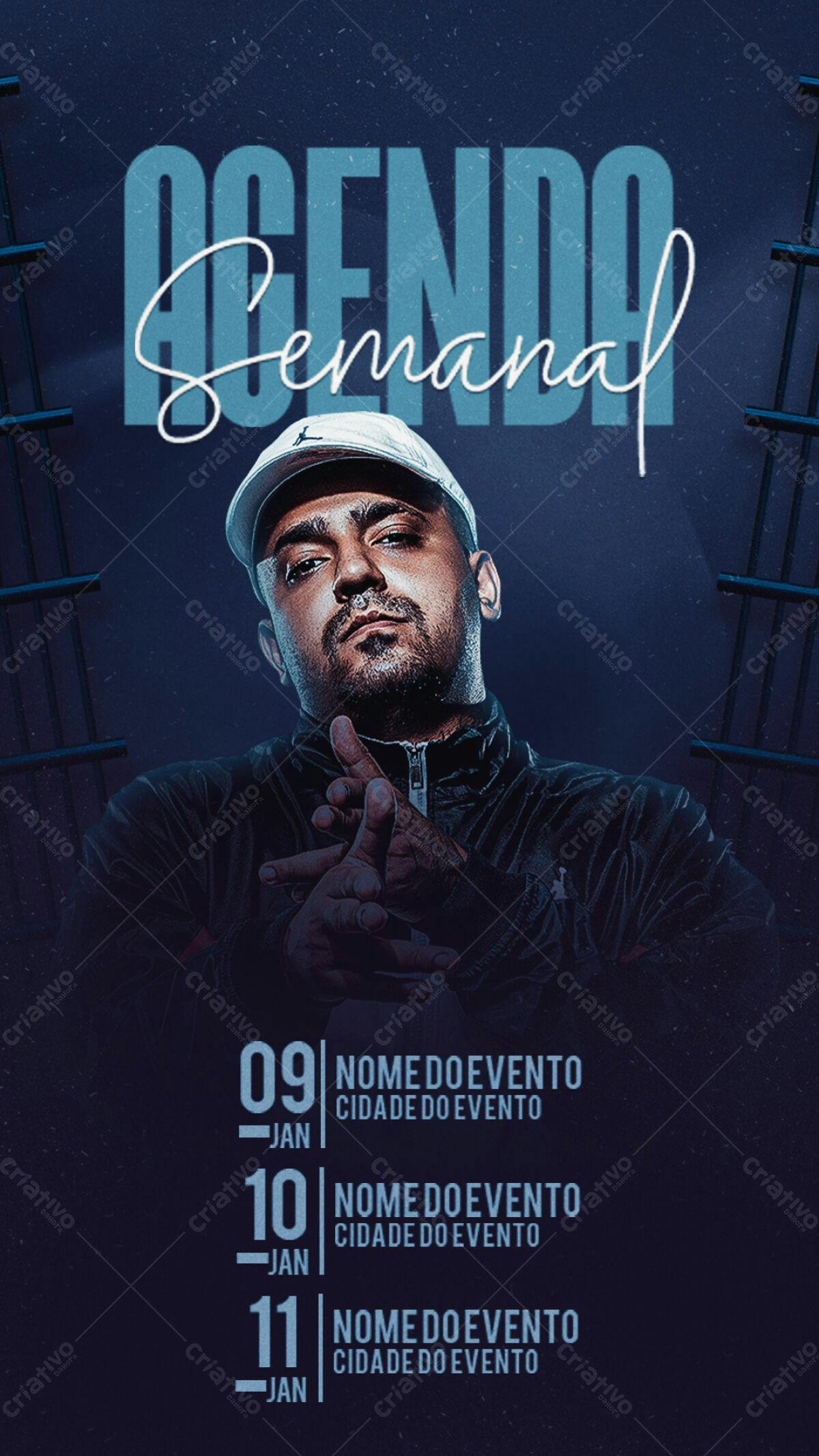 Flyer para Evento Musical PSD Editável