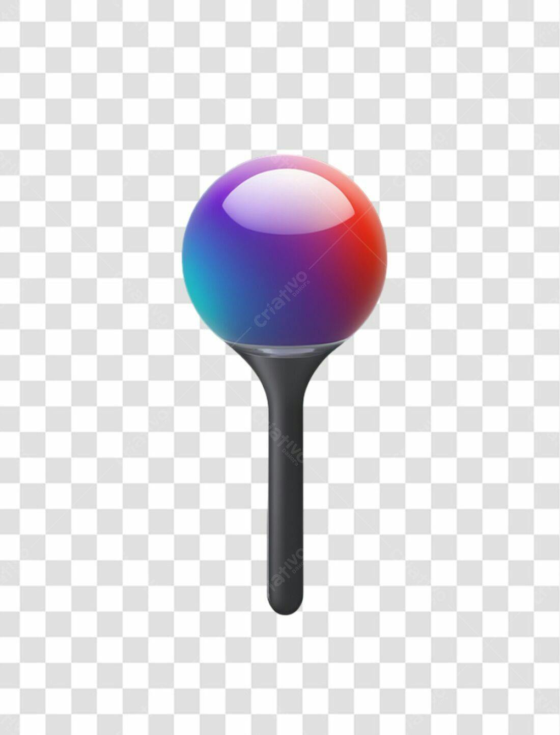 Icone de Bola de Luz Arco-íris PNG com fundo transparente