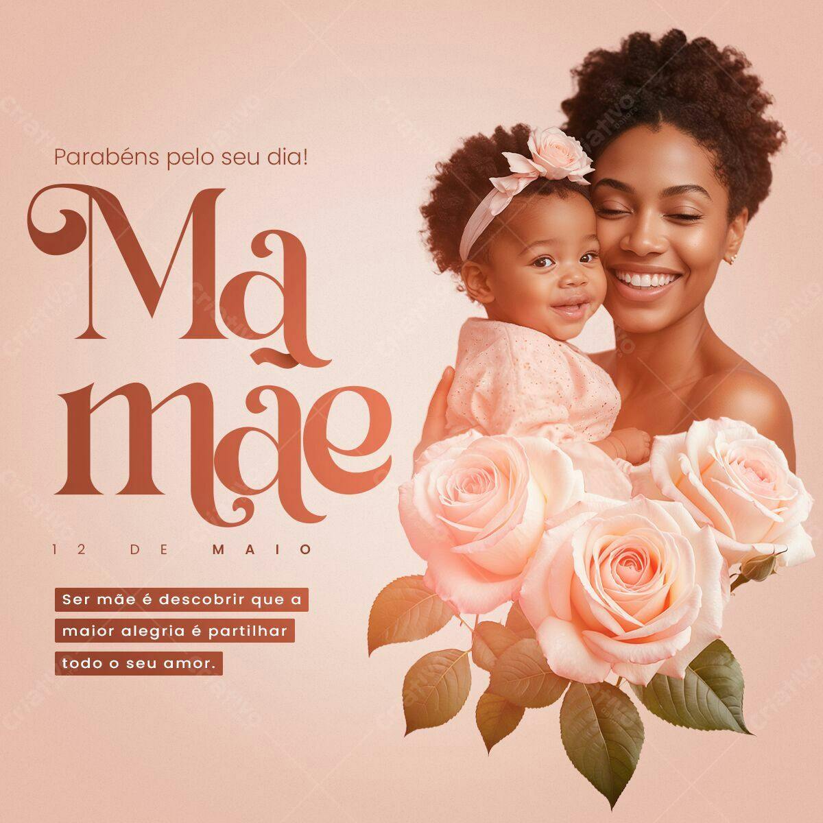 Postagem Dia das Mães PSD Editável
