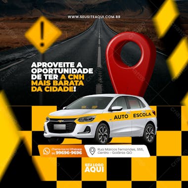 Auto escola cnh motorista