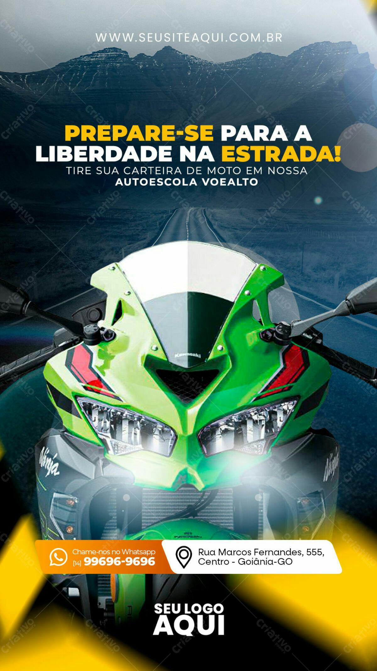 Flyer para Autoescola PSD Editável