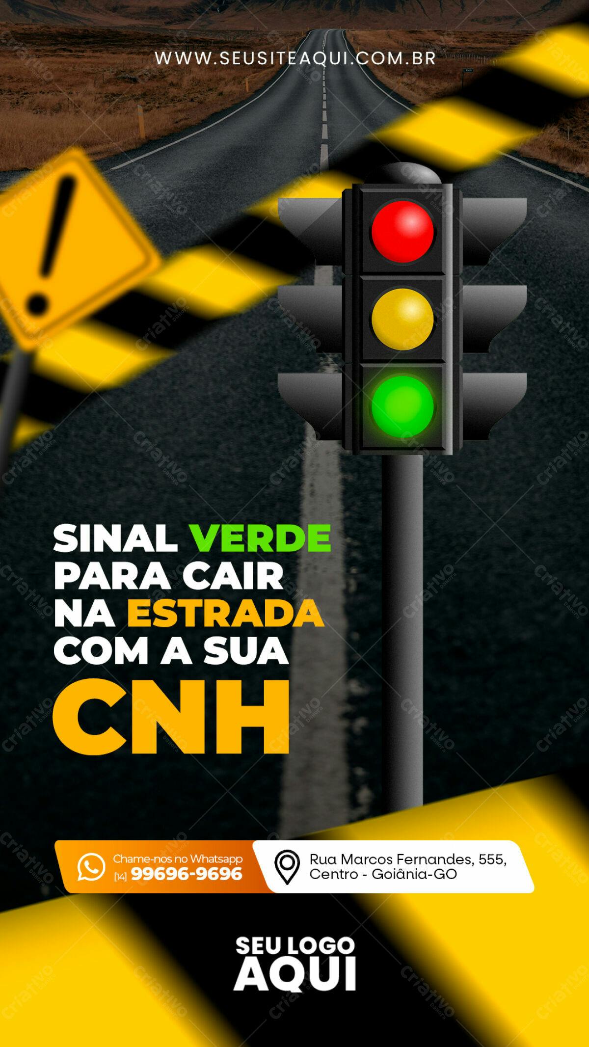 Flyer para Habilitação CNH PSD Editável