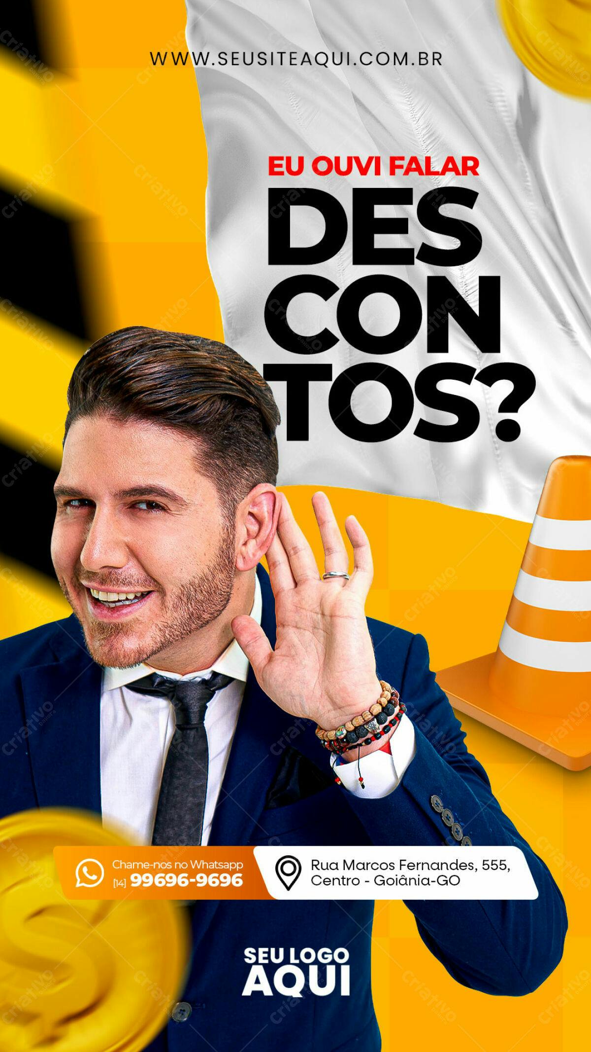 Flyer para Evento Empresarial PSD Editável