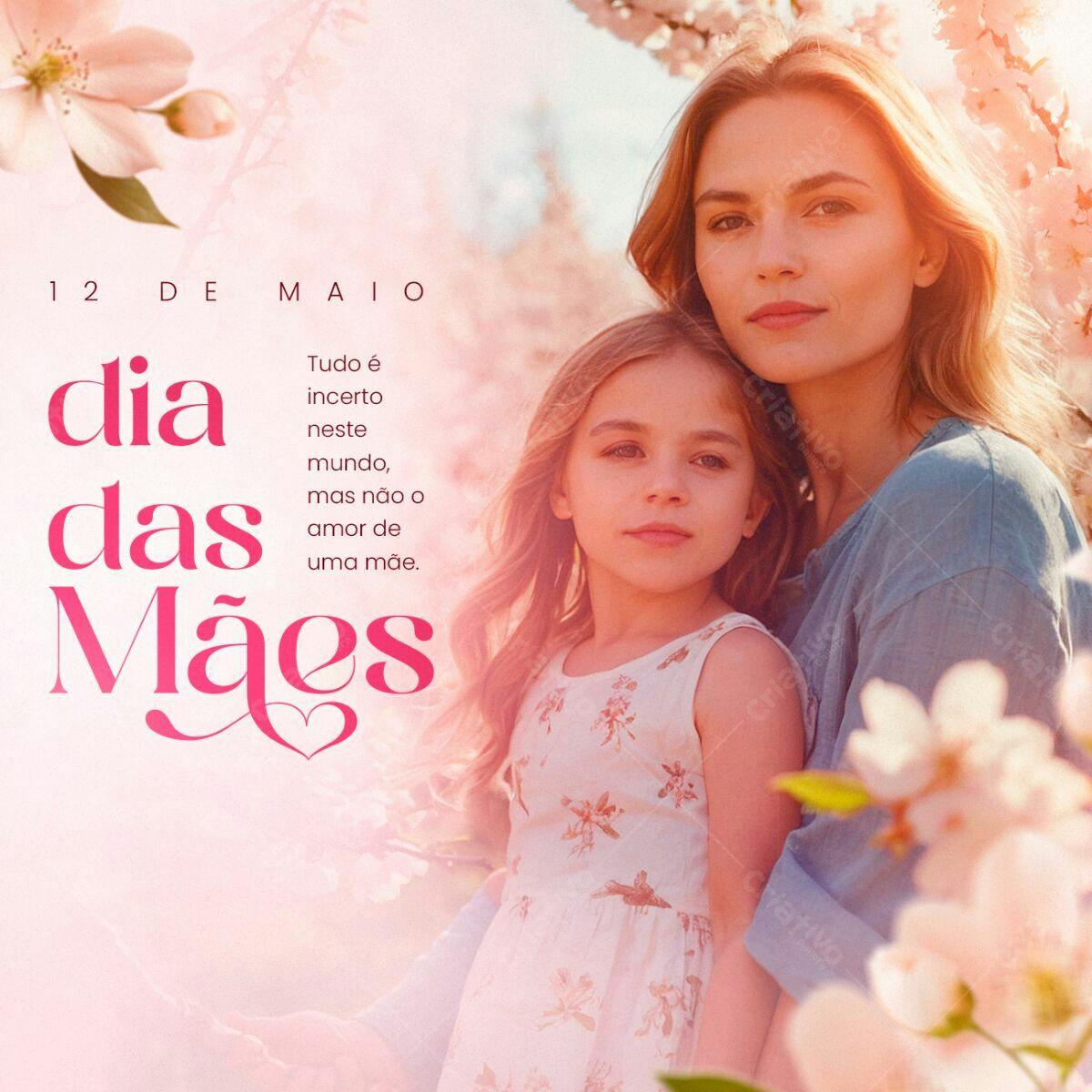 Postagem Dia das Mães PSD Editável