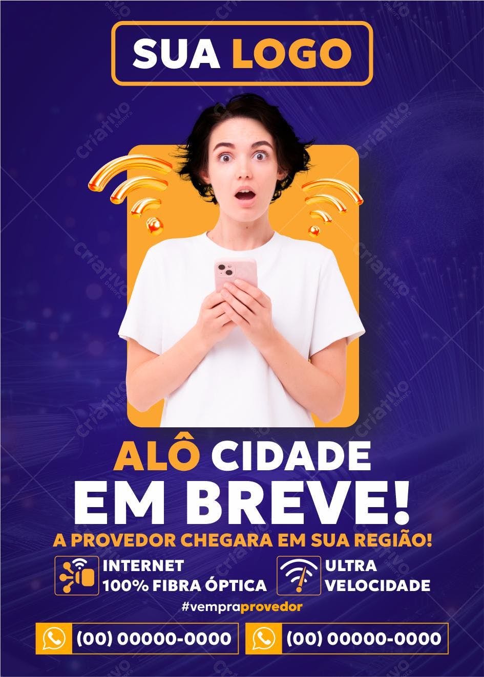 Ilustração Vetorial Mulher Surpresa Internet