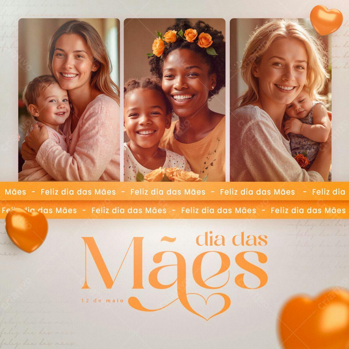 Postagem Dia das Mães PSD Editável
