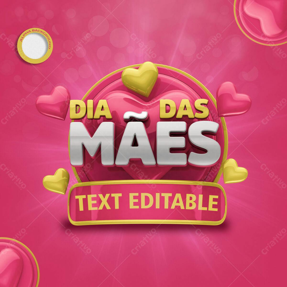 Flyer Dia das Mães PSD Editável