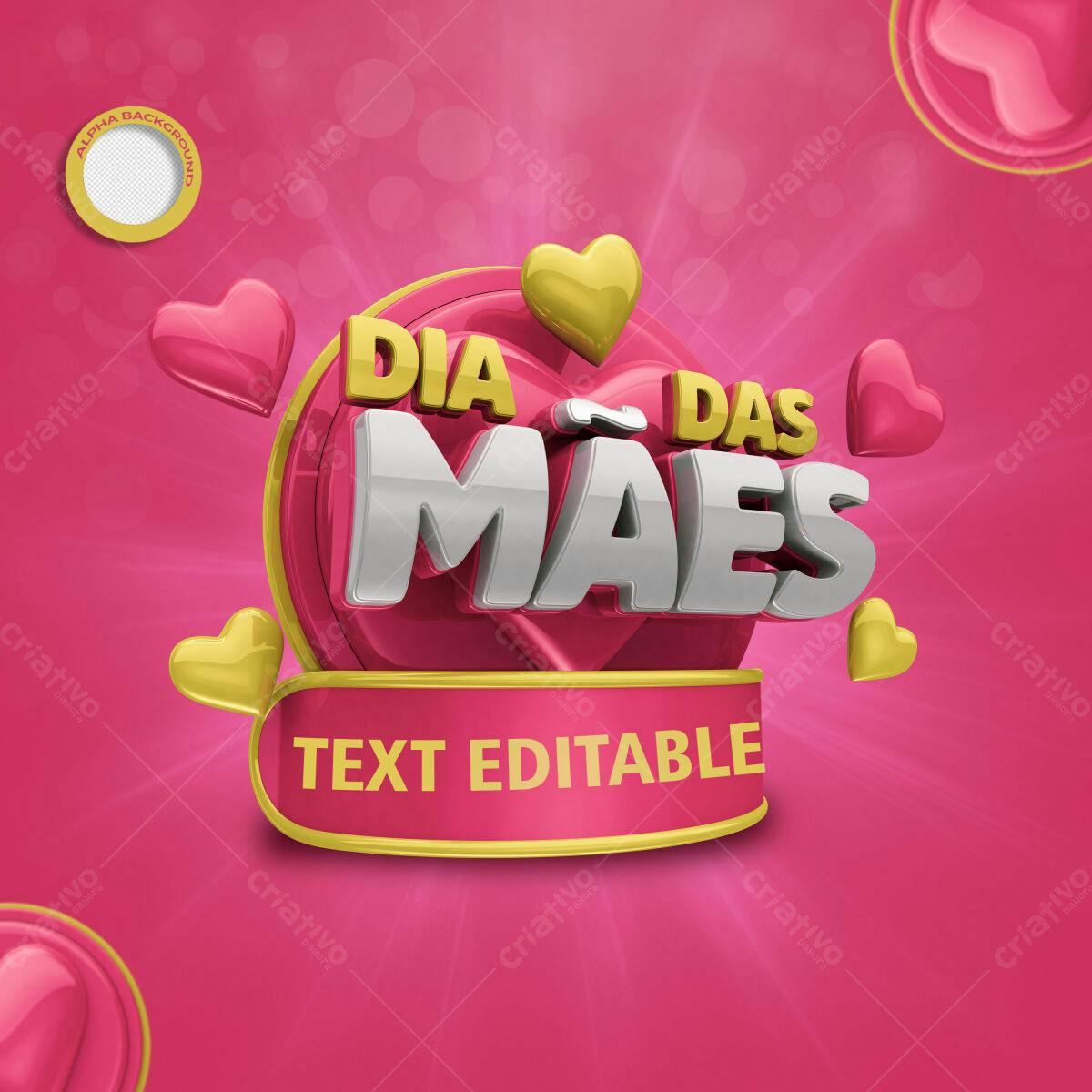Flyer Dia das Mães PSD Editável