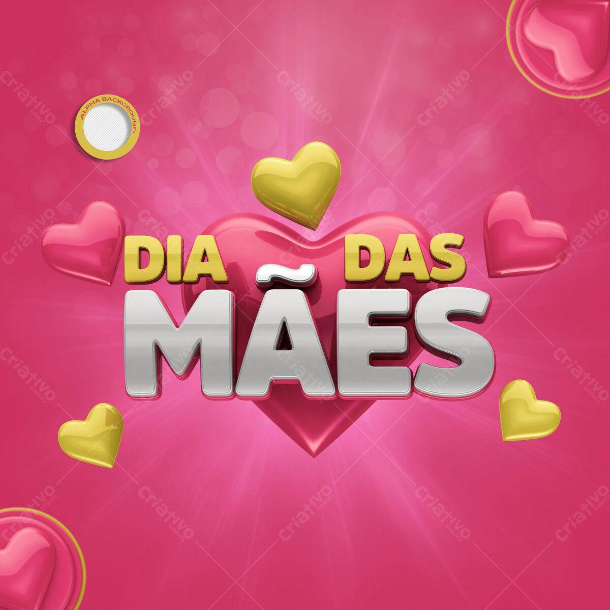 Flyer Dia das Mães PSD Editável