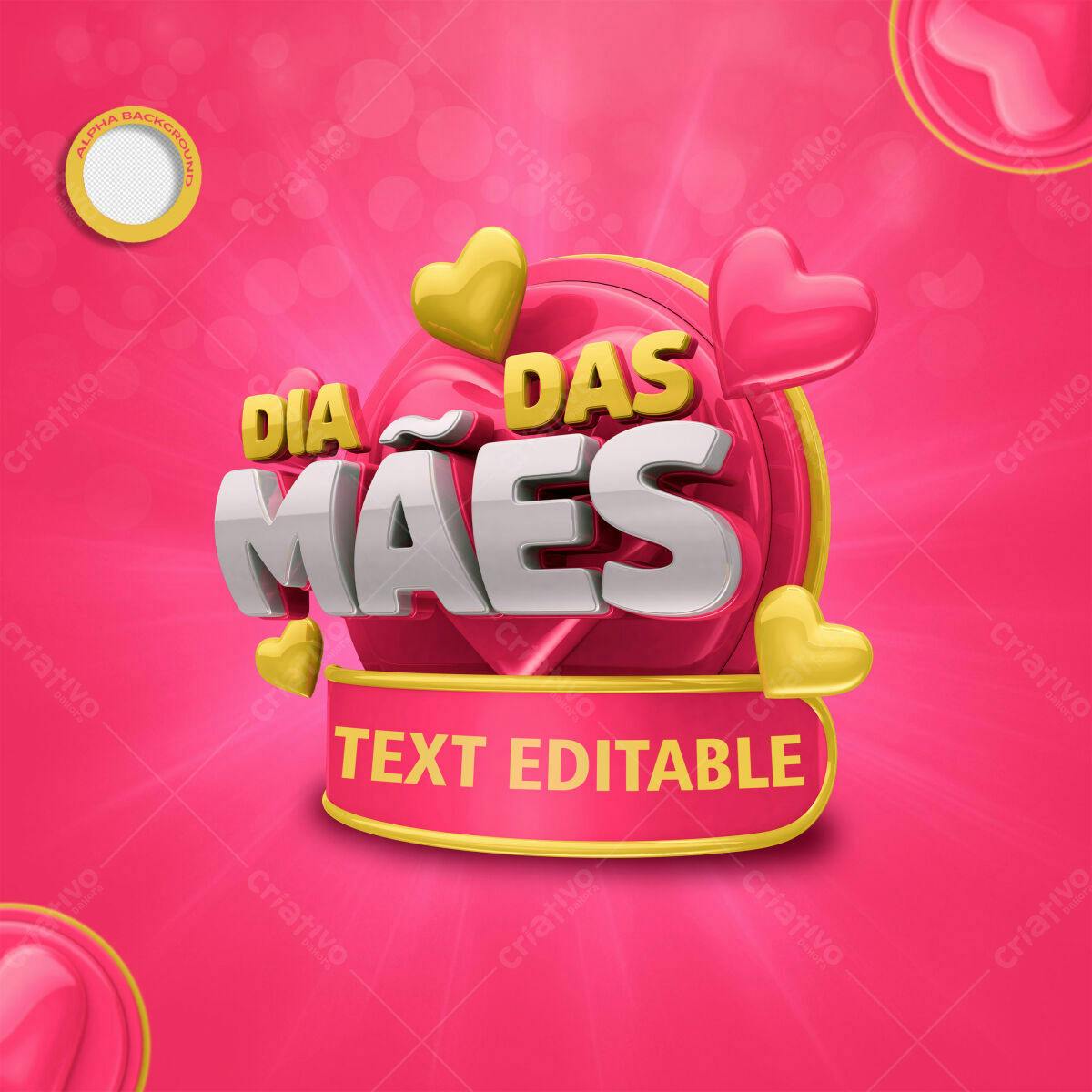 Banner Dia das Mães PSD Editável