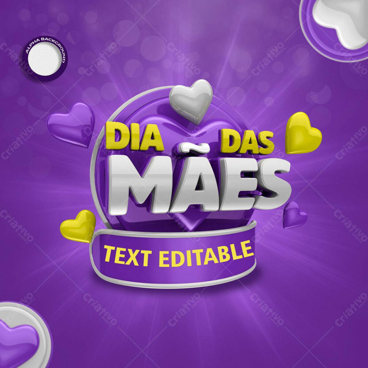 Flyer Dia das Mães PSD Editável