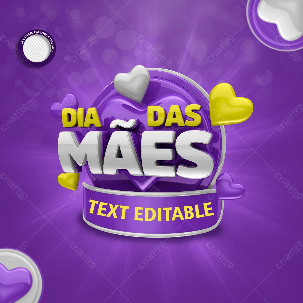 Flyer Dia das Mães PSD Editável