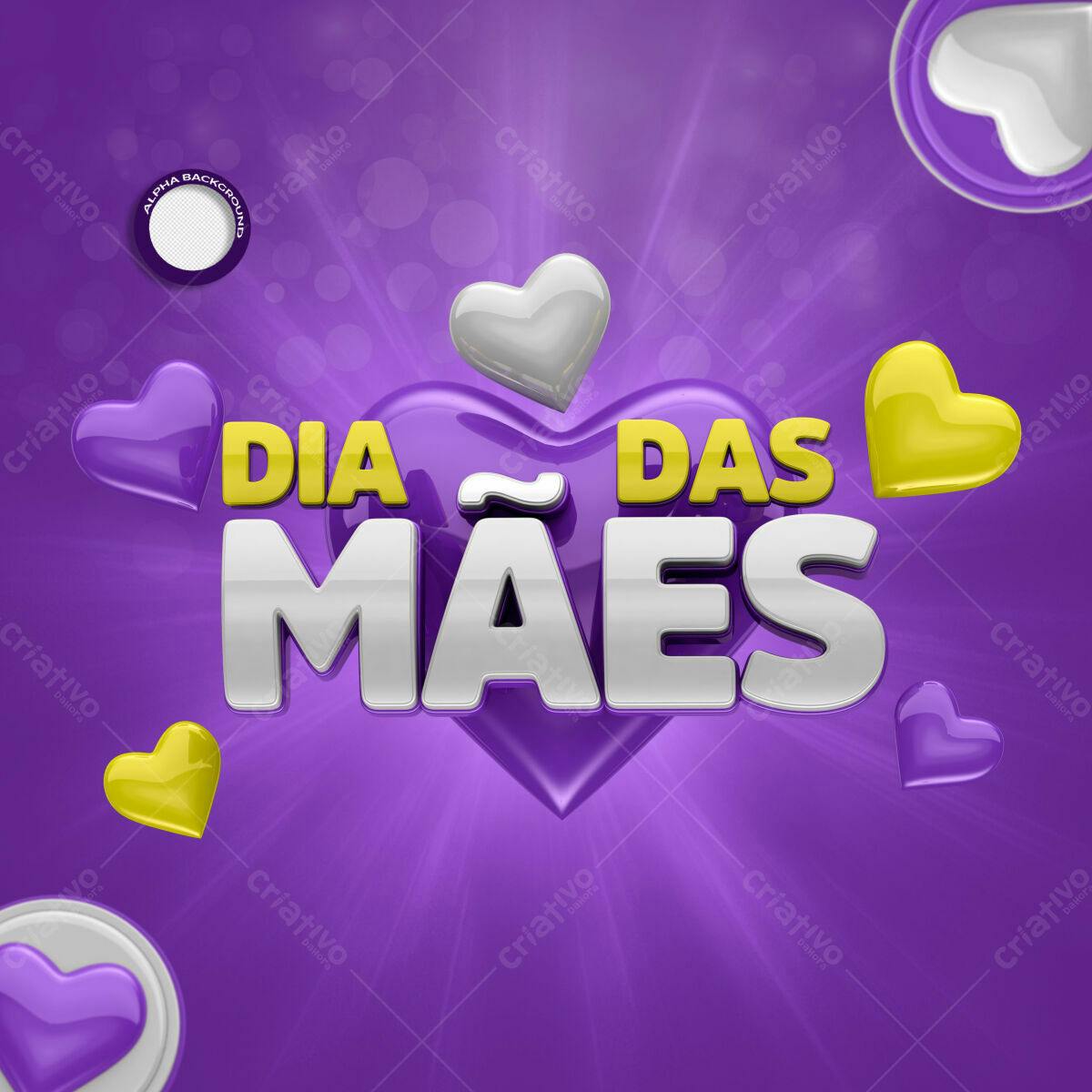 Flyer Dia das Mães PSD Editável