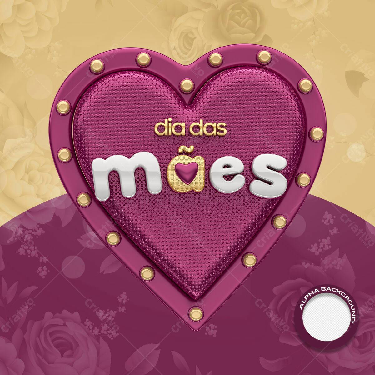 Flyer Dia das Mães PSD Editável