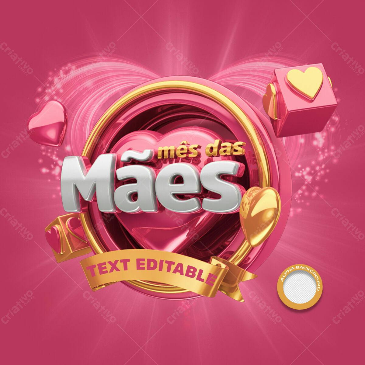 Banner Dia das Mães PSD Editável