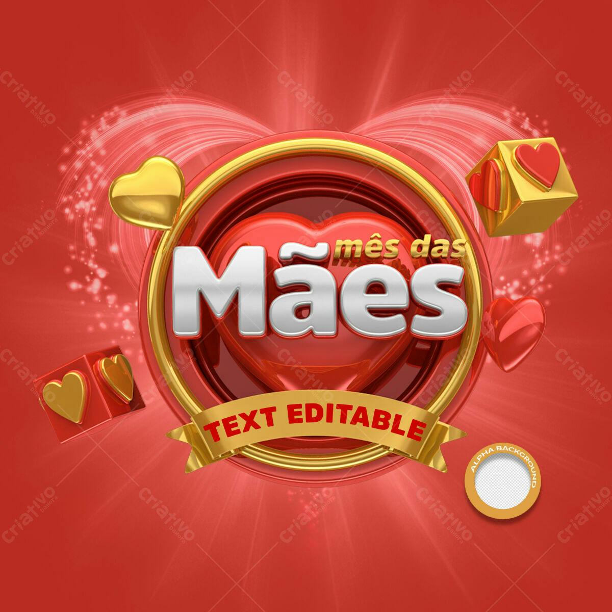 Banner Dia das Mães PSD Editável