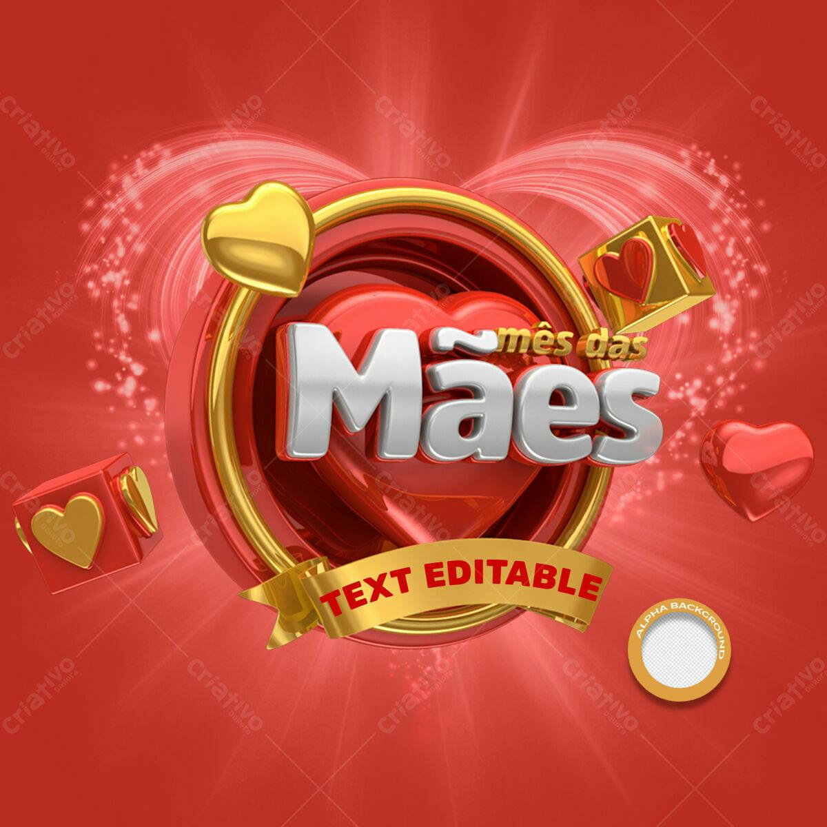 Banner Dia das Mães PSD Editável