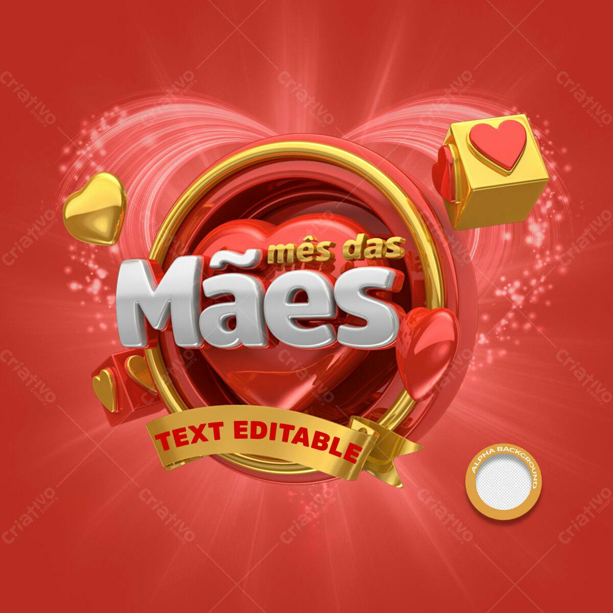 Banner Dia das Mães PSD Editável
