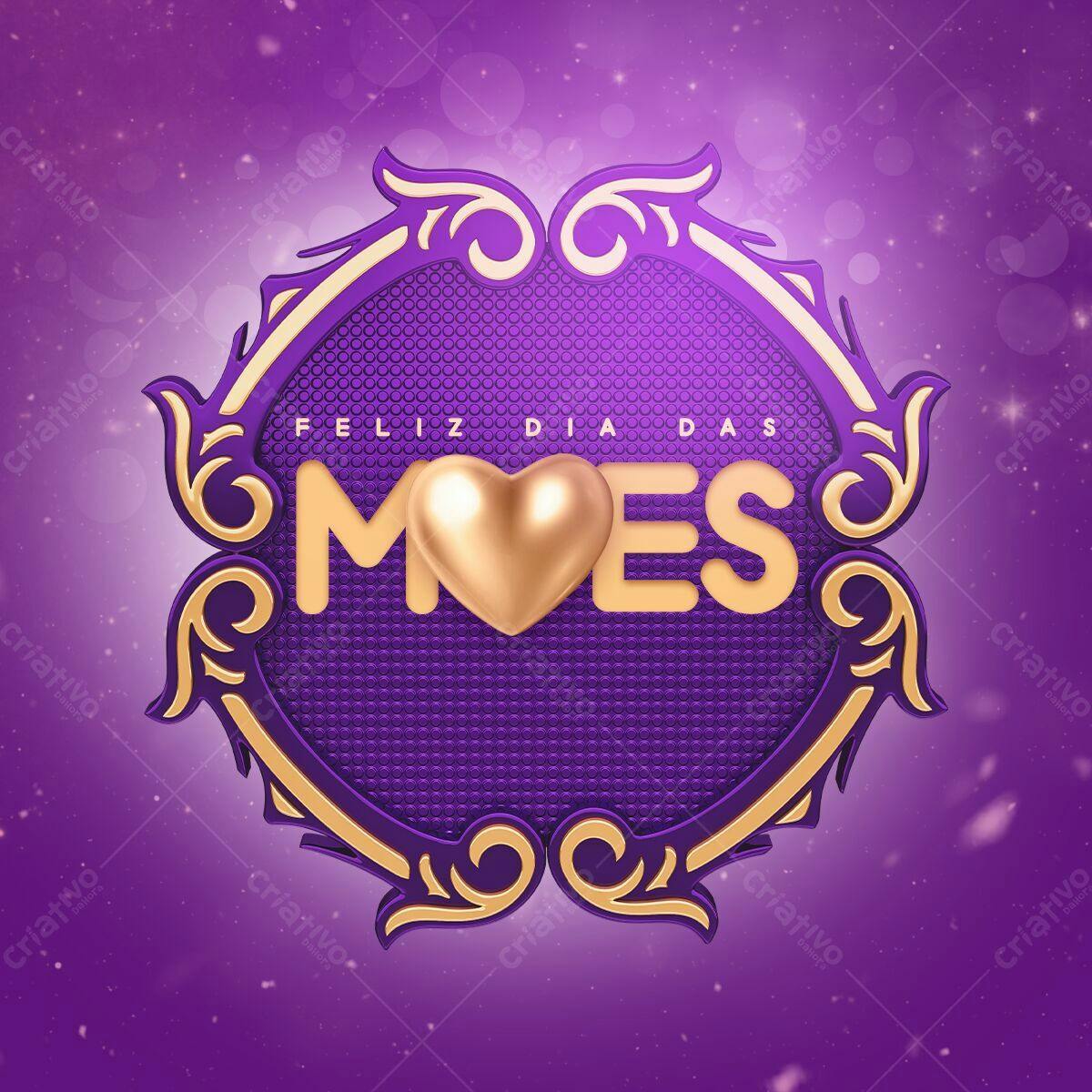 Flyer Dia das Mães PSD Editável